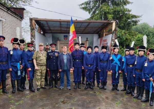 Председатель СОЦПРОФ Сергей Вострецов посетил детский казачий лагерь «Конная Русь»