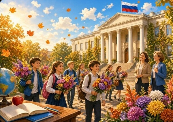 Поздравление от Председателя Объединения профсоюзов России СОЦПРОФ Сергея Вострецова с Днём знаний